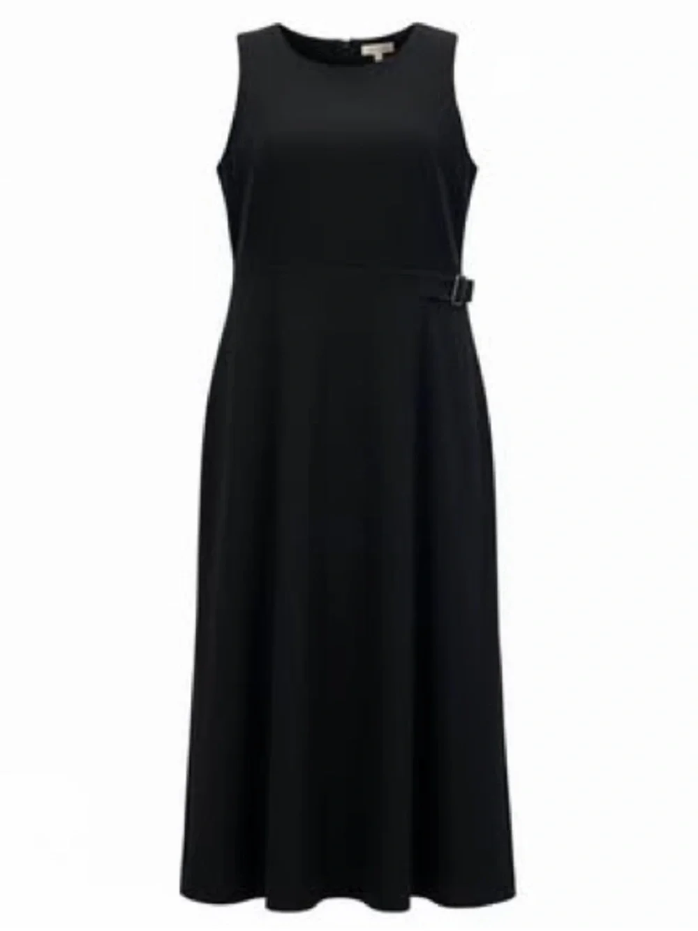 Black Faux-Wrap Microfiber Jumper- Classic Women's Layering Piece - Picture 2 of 2